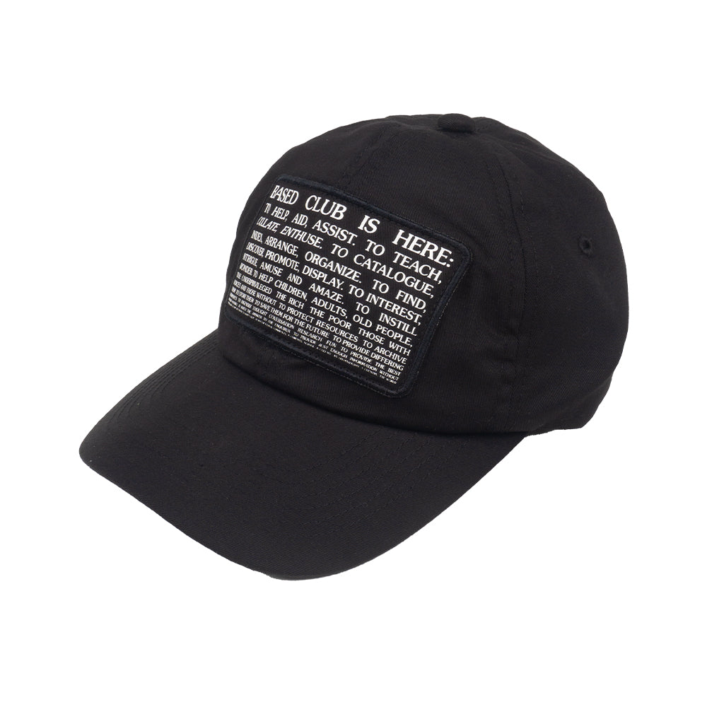 HERE BLACK DAD CAP