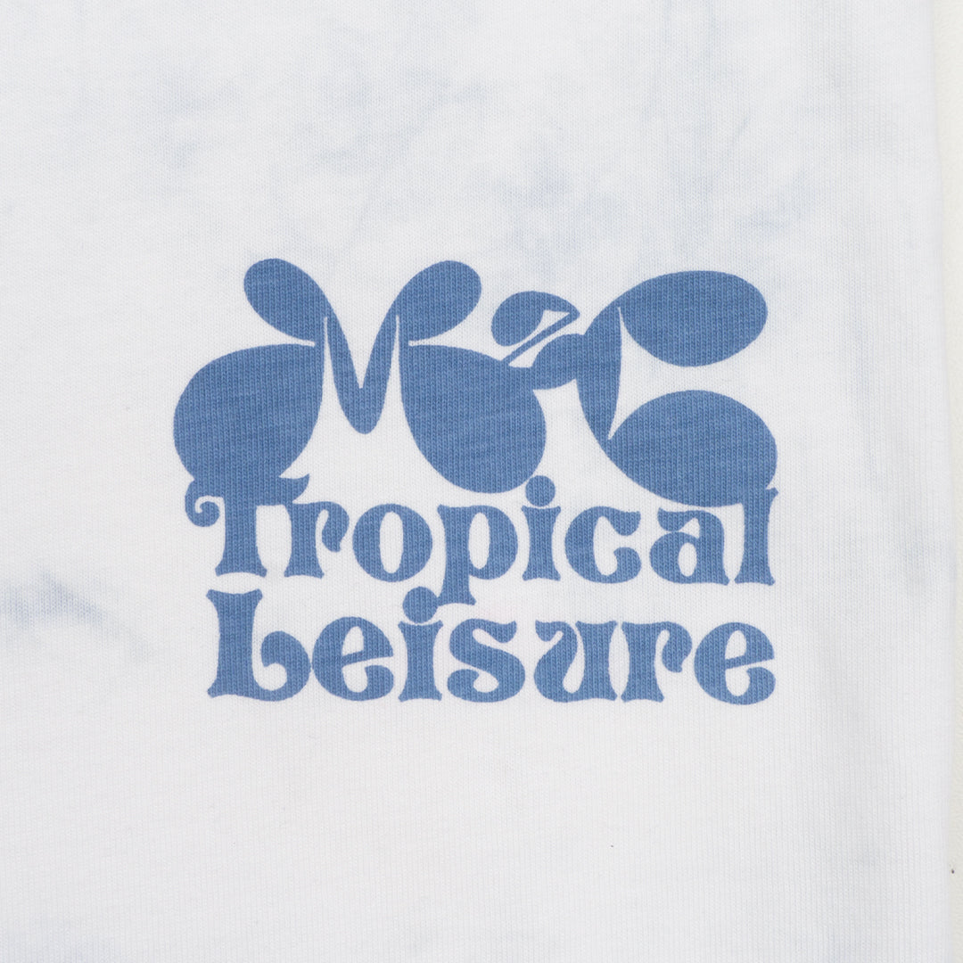 MUZCA MEN TROPICAL LEISURE TIEDYE WHITE