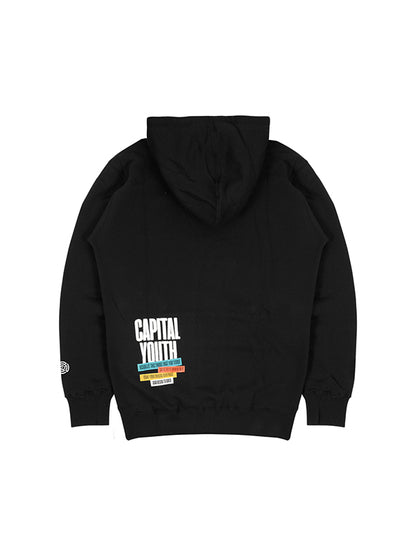 VISUALIZED BLACK PULLOVER