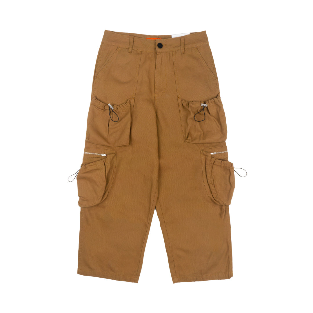 MUZCA MEN DANAKIL DARK BROWN CARGO PANTS