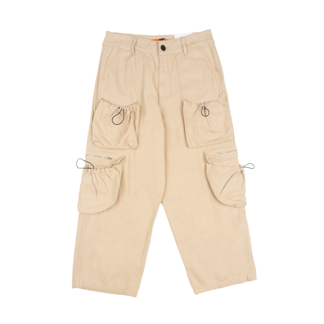 MUZCA MEN DANAKIL LIGHT BROWN CARGO PANTS