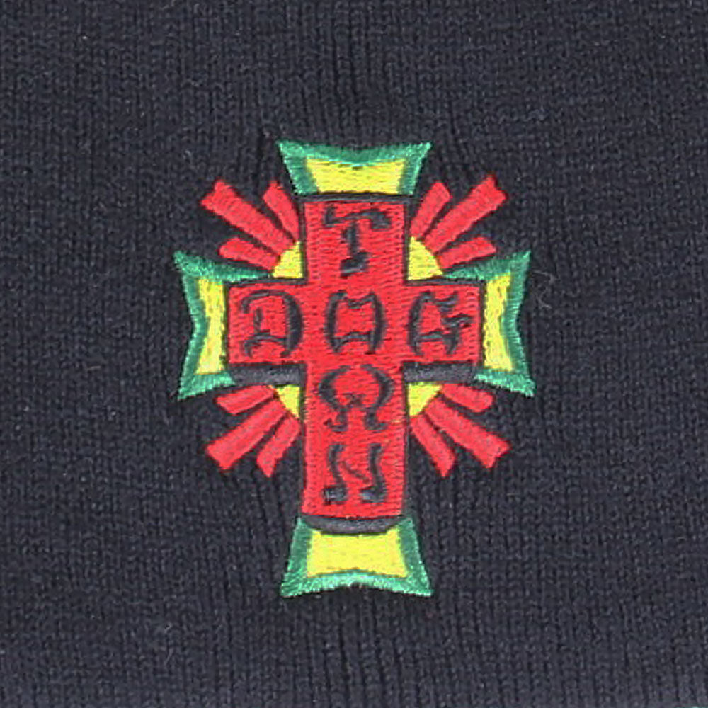 DOGTOWN BEANIE RASTA BLACK