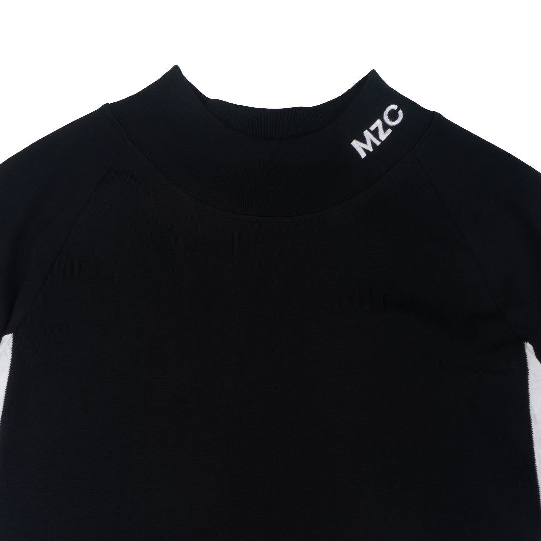 MUZCA MEN TWO TONE BLACK TURTLENECK