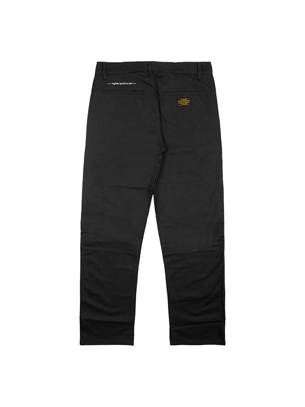 MADNESS BLACK CHINO PANTS