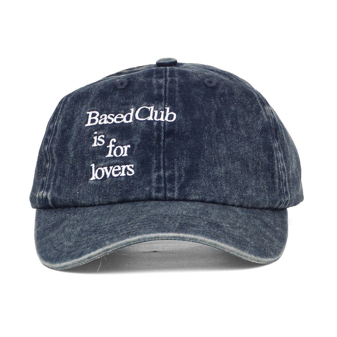 4 LOVERS WASHED NAVY POLO CAP
