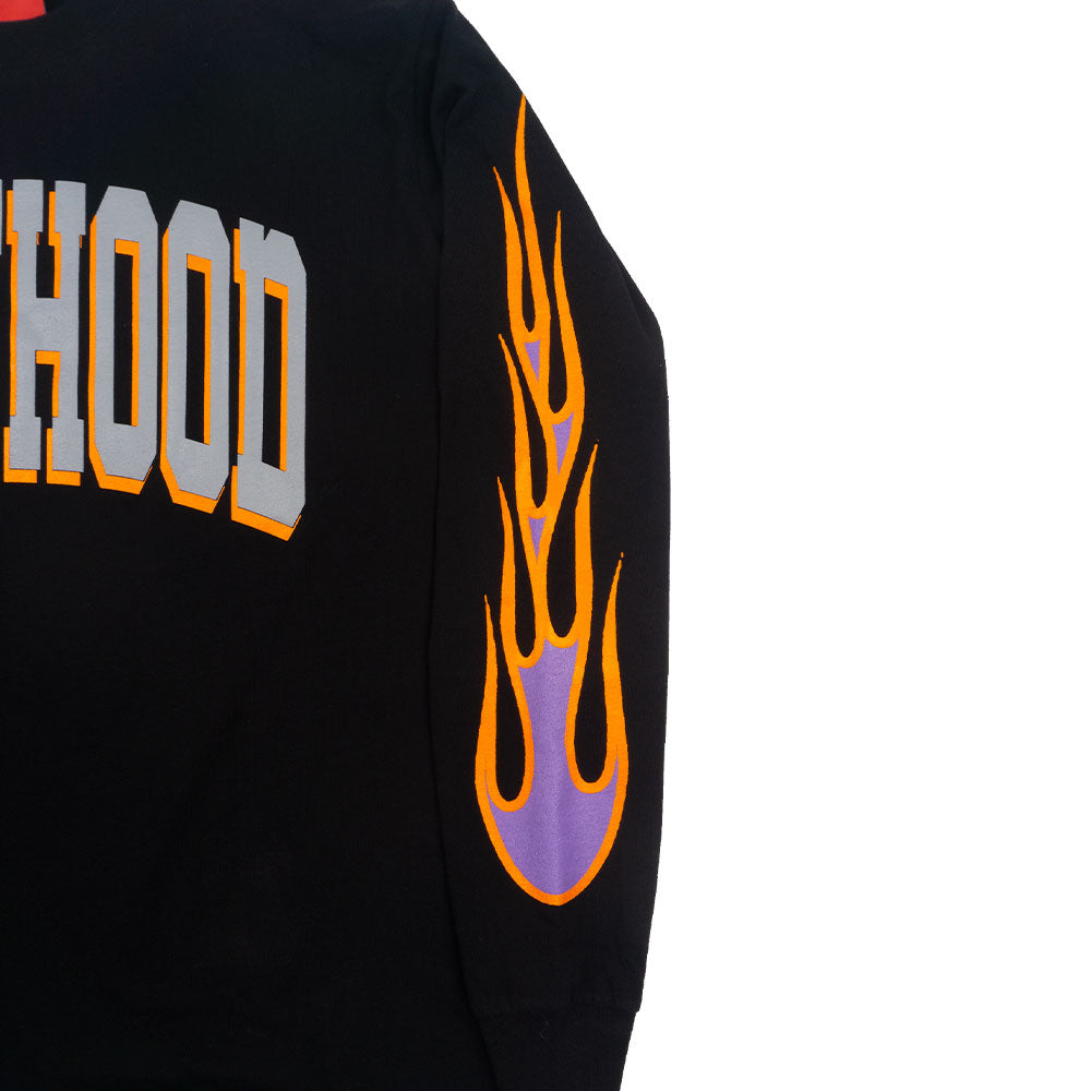 FLAME BLACK LONGSLEEVE