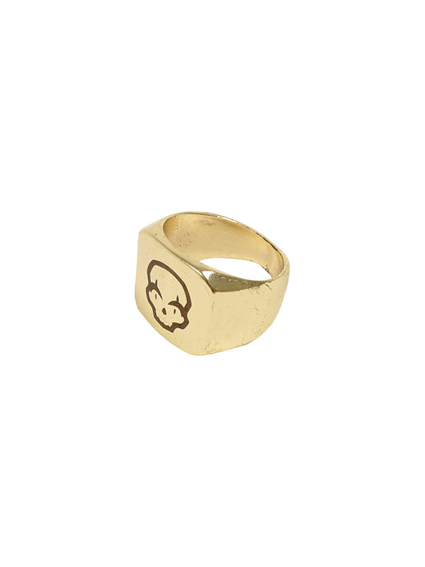 SKULL HEAD GOLD RING