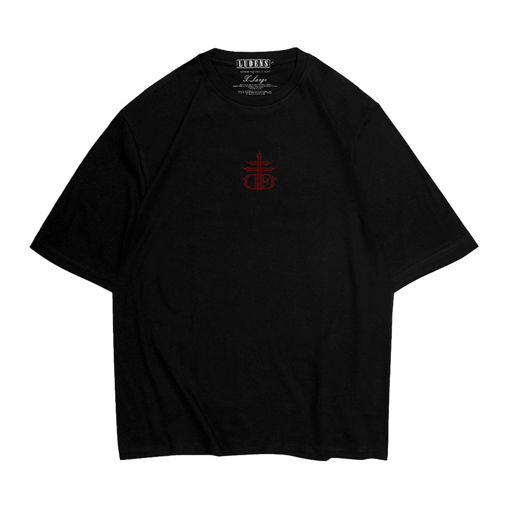 HUMANITY RED OVERSIZED BLACK