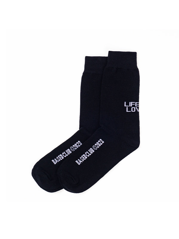 LOVERS BLACK SOCKS