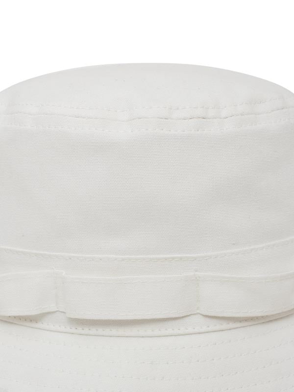 TRAVIS WHITE BUCKET HAT