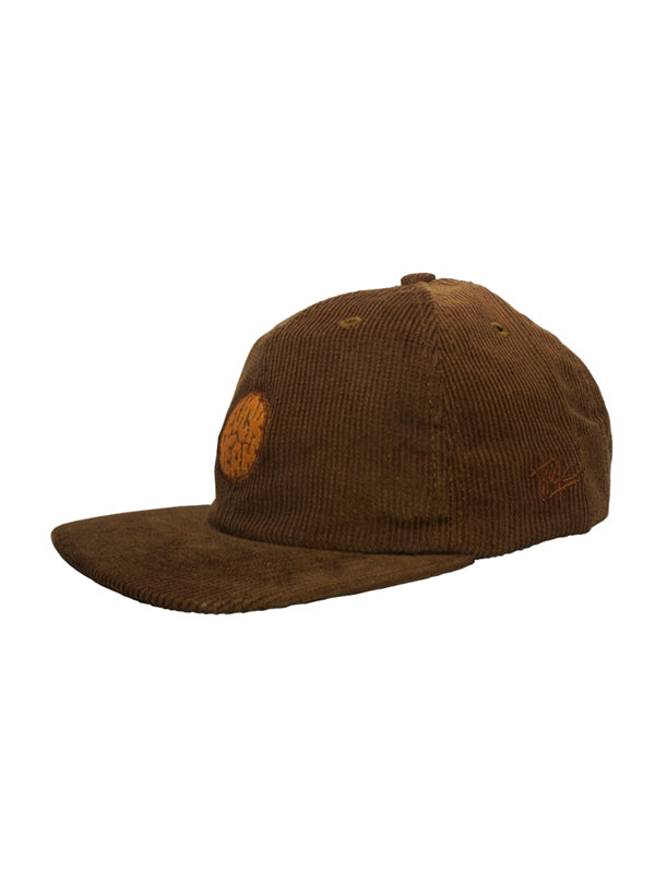 CIRCLE BROWN 6 PANEL CAP