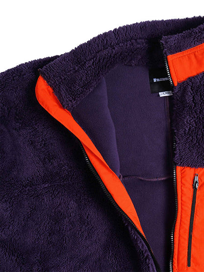 SHERPA PURPLE ORANGE JACKET