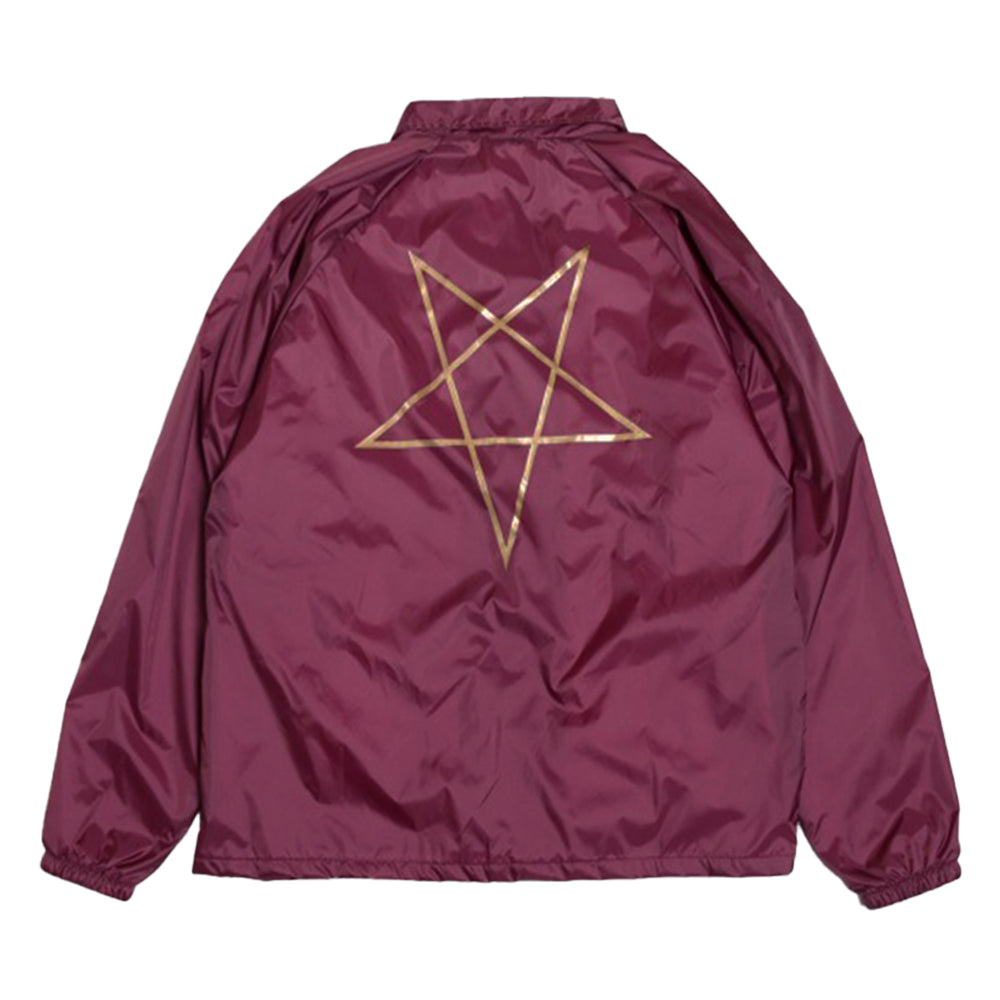 PENTAGRAM MAROON COACH JACKETS