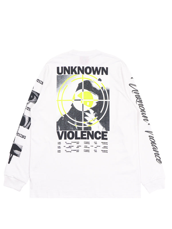UNKNOWN VIOLANCE WHITE LONGSLEEVE