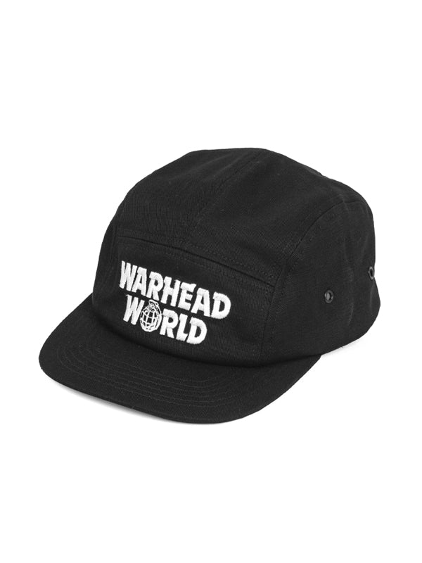 WORLD WARHEAD BLACK 5 PANEL CAP