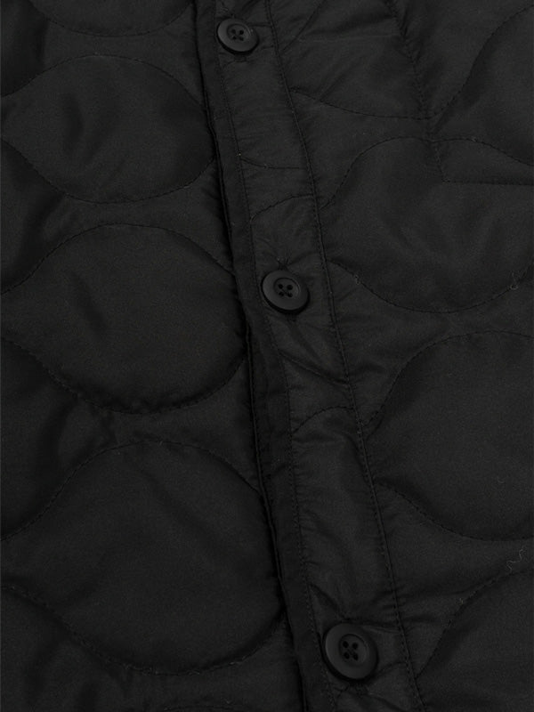 ZORD OVERSHIRT QUILTED BLACK JACKET
