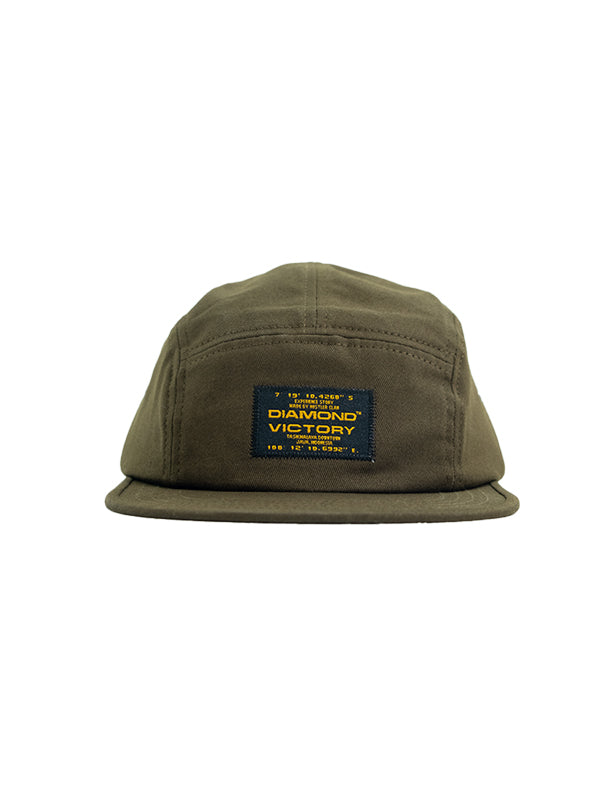 DOWNTOWN OLIVE 5 PANEL CAP